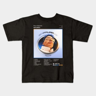 Rauw Alejandro - SATURNO Tracklist Album Kids T-Shirt